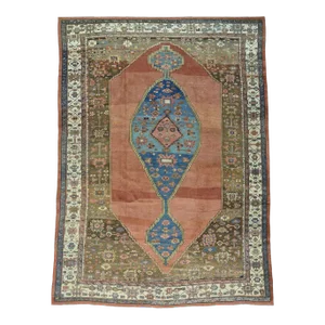 1900 Antique Original Persian Bakshaish Handmade Rug