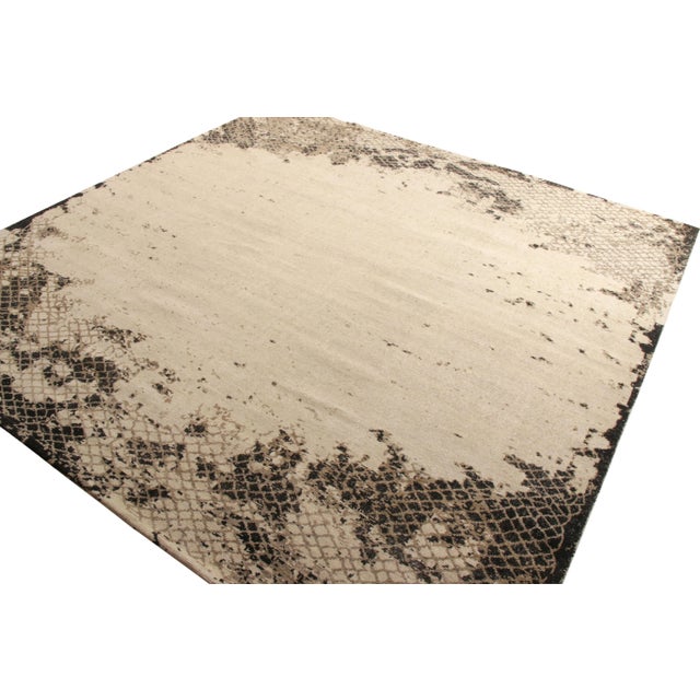 Hand knotted in wool, a reflective 12x12 piece entering Rug & Kilim’s Homage collection. The vision comes to life with a...