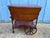 Antique Victorian Style Mahogany Drop-Leaf Tea Cart With Tray. For Sale - Image 4 of 10