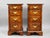 A Pair of Victorian Burr Walnut Bedside Chests – Georgian Style Item Code: 1392 A handsome pair of Victorian burr walnut...