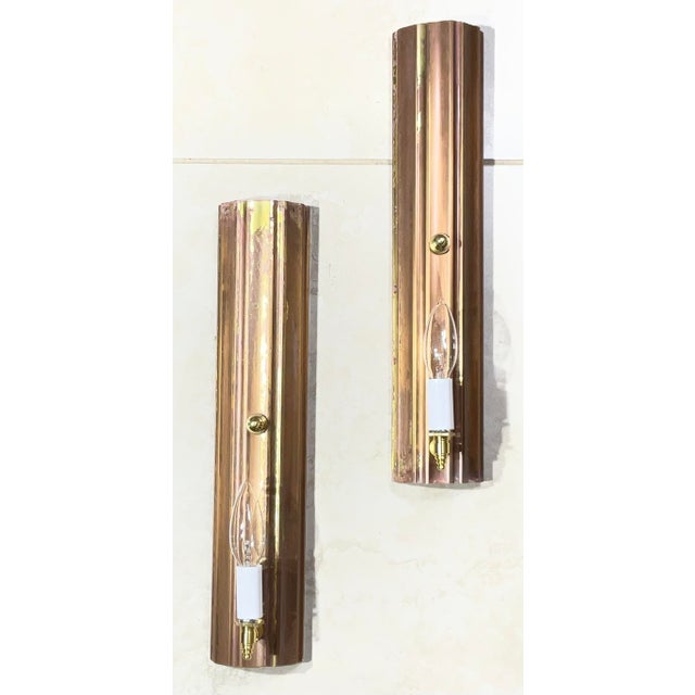 One of a Kind Pair of Joseph Malekan Repurposed Solid Bronze Sconces For Sale - Image 16 of 16