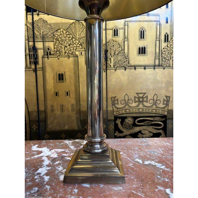 Empire Brass Table Lamp For Sale - Image 4 of 7