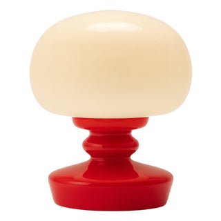 Glass Table Lamp by Štěpán Tabera for OPP Jihlava, Czechoslovakia, 1970s For Sale