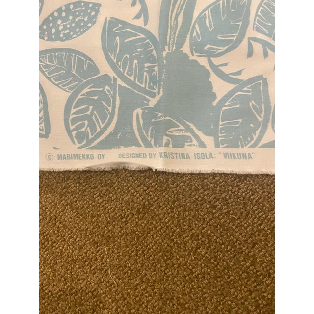 Marimekko Marimekko Viikuna Tropical Leaves Fabric Remnant For Sale - Image 4 of 5