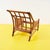 Vintage Bamboo Cane Armchair from Gervasoni For Sale - Image 3 of 9