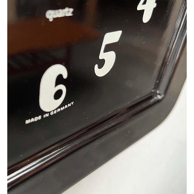 Vintage German Ceramic Wall Clock from Junghans, 1970s For Sale - Image 4 of 18