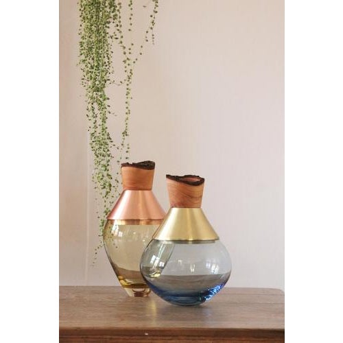 Small Candy Apricot India Vase by Pia Wüstenberg For Sale - Image 10 of 12