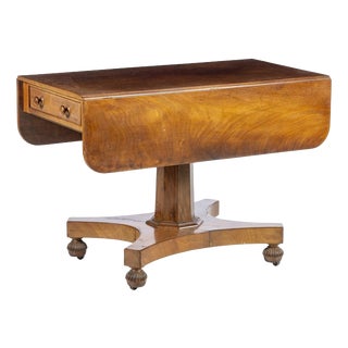English Sofa-Table in Mahogany, 19th Century For Sale
