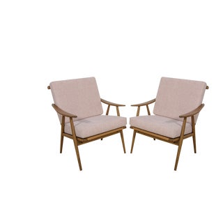 Set of Mid-Century Armchairs from Ton, 1960s For Sale