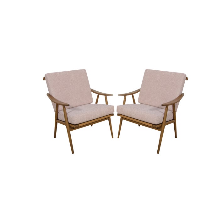 Set of Mid-Century Armchairs from Ton, 1960s For Sale