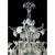 2020s Luxury Romantic Venetian Floral Murano Glass Chandelier in White & Clear For Sale - Image 5 of 7