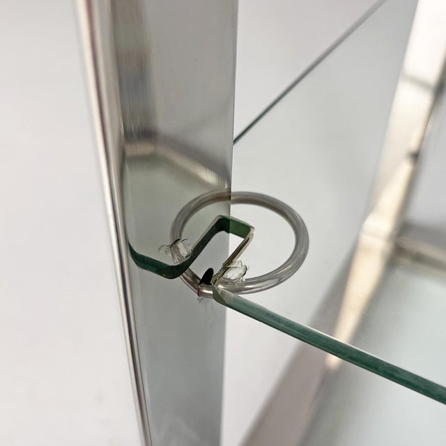 Metal Italian Modern P800 Coffee Table attributed to Alberto Rosselli for Saporiti, 1970s For Sale - Image 7 of 13