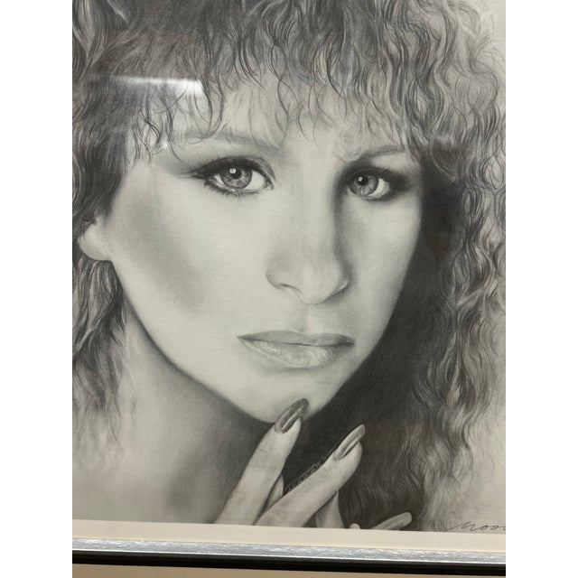 Early 21st Century Moore Artist Proof Barbara Streisand Portrait, Signed For Sale - Image 5 of 11