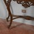 Baroque Style Carved Console Table with Pink Marble Top, 1960s For Sale - Image 12 of 18