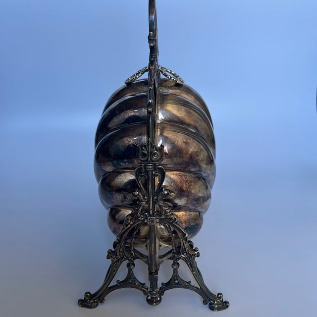 Early 19th Century Alexander Clark Antique Victorian Silver Folding Biscuit Box Circa 1800 For Sale - Image 5 of 12