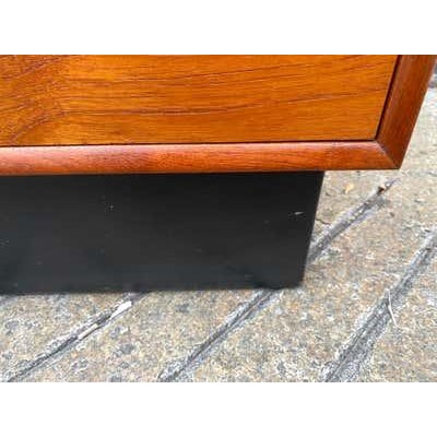 Wood Norway Teak 4 Drawer Dresser in Scandinavian Modern Style, 1965 For Sale - Image 7 of 10