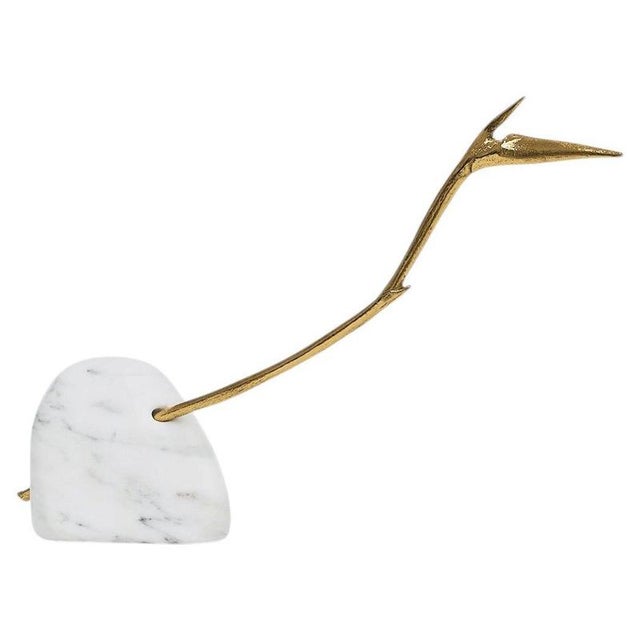 Goldenrod Petrea I Estremoz Marble Sculpture by Maeve For Sale - Image 8 of 8