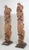 Pair of Antique Indian Carved Wood Architectural Temple Fragments on Stands For Sale - Image 12 of 15