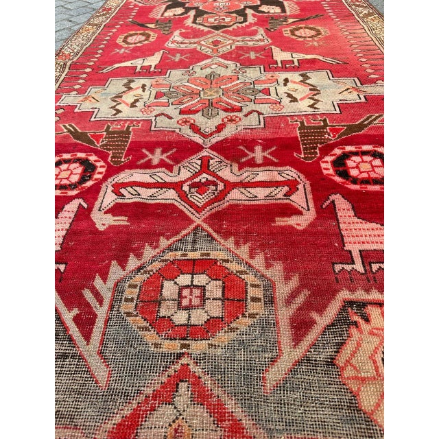 Caucasian Karabagh Runner Rug, 1890s For Sale - Image 14 of 18