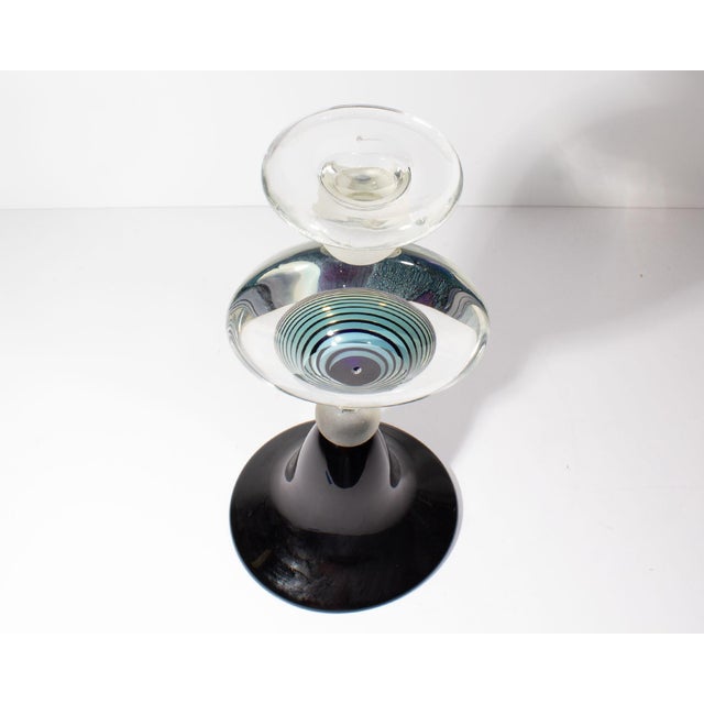 2000 - 2009 2001 Art Glass Sculptural Vase by Matthew Angell For Sale - Image 5 of 7