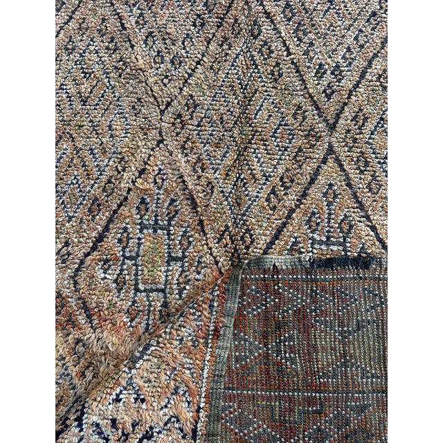 Textile Large Vintage Moroccan Wool Rug, 1990s For Sale - Image 7 of 8