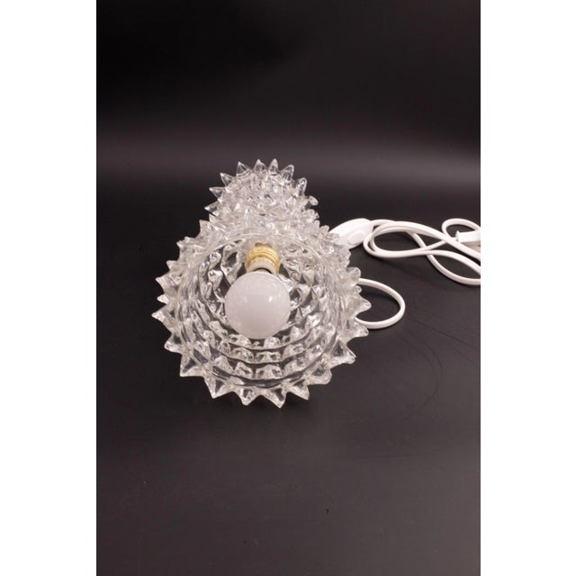 Rostrato Murano Glass Vase Table Lamp for Barovier & Toso, 1940s For Sale - Image 6 of 11