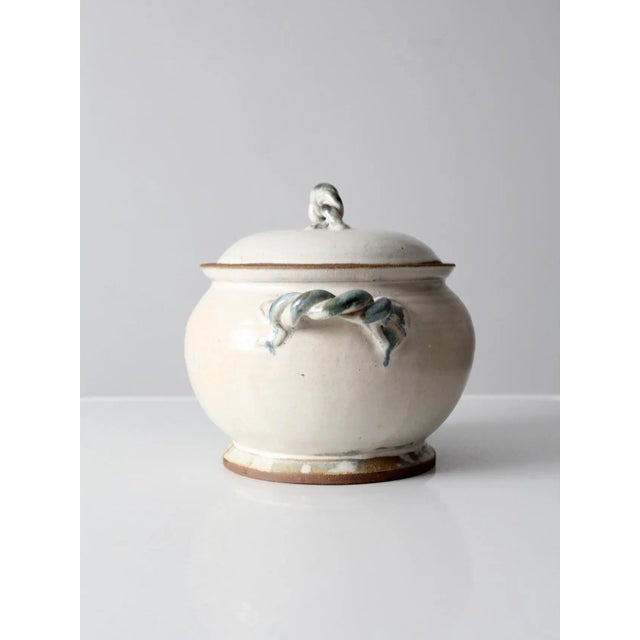 Contemporary Vintage Studio Pottery Tureen For Sale - Image 3 of 13