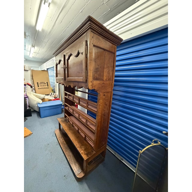 French French Antique Fruitwood Dressoir, China Cabinet or Cupboard For Sale - Image 3 of 18
