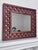 Mid 20th Century Vintage Rustic Traditional Hand-Made Solid Wood Lattice Wall Mirror For Sale - Image 5 of 13