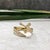 2020s Syna Yellow Gold Sword Ring with Bright Diamonds For Sale - Image 5 of 10