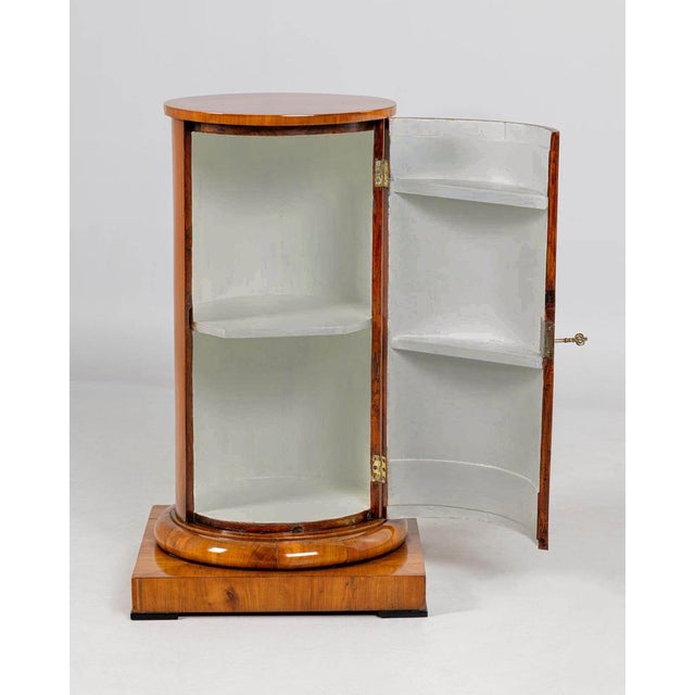 Antique Biedermeier Column Cabinet, 1830 For Sale - Image 9 of 12