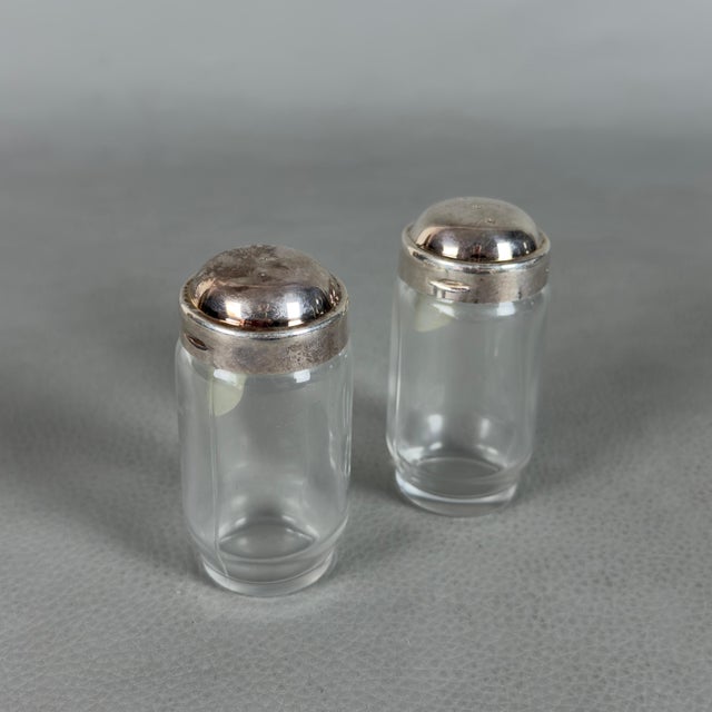 Silver 800 Silver and Crystal Oil and Condiment Cruet Set from Calegaro, 1970s For Sale - Image 8 of 18