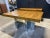 1970s Lacewood Milo Baughman Dining Table on a Polished Steel Cruciform Base For Sale - Image 4 of 10