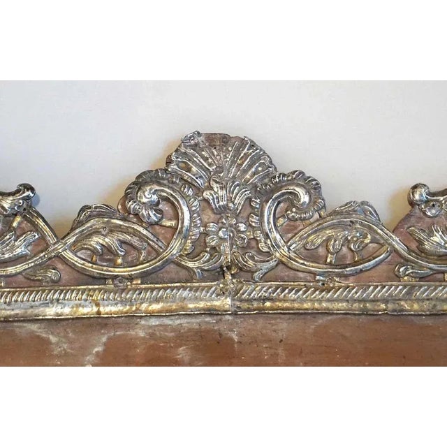 18th Century Indo-Portuguese Baroque Silver Mounted Frame For Sale - Image 4 of 8