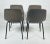 2010s Set of 4 Blu Dot and Clean Cut Collection Modern Chairs With Molded Seats and Black Metal Frames For Sale - Image 5 of 13