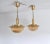 Mid-Century Modern Mid-Century Danish Glass and Brass Chandeliers by Vitrika, Set of 2 For Sale - Image 3 of 17