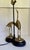 Mid-Century Chinoiserie Asian Brass Cranes Table Lamp For Sale - Image 9 of 12