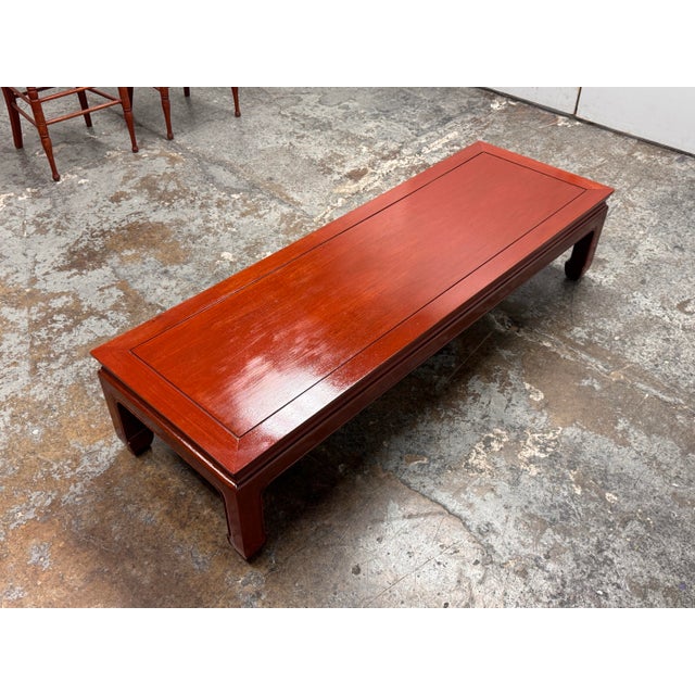 Late 20th Century Cathay Arts Co. Ming-Style Low Coffee Table, Vintage For Sale - Image 5 of 12