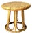 Vintage Woven Rattan Accent Table For Sale