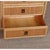 Wood Vintage Chest of Drawers in Wicker, Bamboo and Brass from Dal Vera, 1970s For Sale - Image 7 of 9