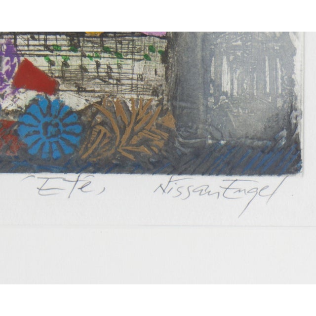 Late 20th Century “Été” Abstract Etching by Nissan Engel For Sale - Image 5 of 8