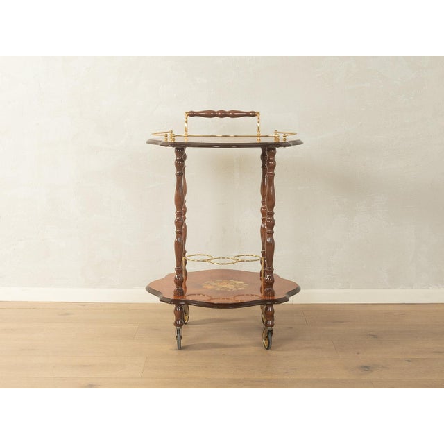 Mid-Century Italian Bar Cart For Sale - Image 4 of 11