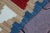 Textile 1980s Southwestern Style Hand Knotted Geometric Design Oushak Kilim Runner Rug For Sale - Image 7 of 10