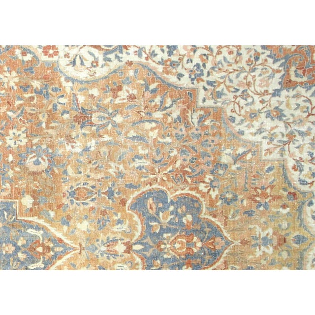 Semi Antique Persian Baktiari Rug handwoven with wool on cotton in Iran's Baktiari region. Measuring 10'2" x 17'3", this...