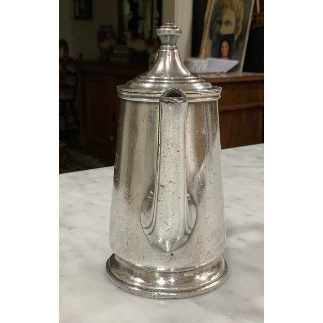 New Orleans - Solari’s La Louisiane Restaurant 1930’s Reed & Barton Hotel Silver Soldered Teapot for Collectors - Read History in Description! For Sale - Image 9 of 12