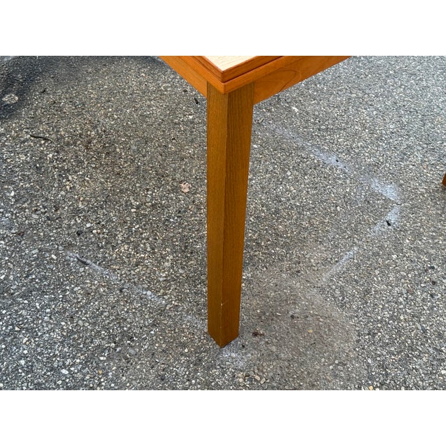 Wood Danish Modern Teak Extendable Dining Table With Two Leaves, Made in Denmark For Sale - Image 7 of 12
