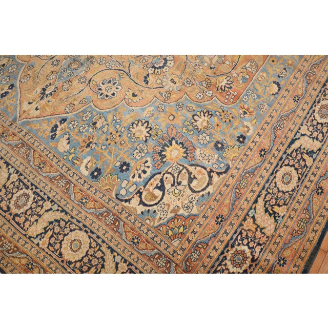Early 20th Century Early 20th Century Antique Zabihi Collection Persian Tabriz Room Rug For Sale - Image 5 of 12