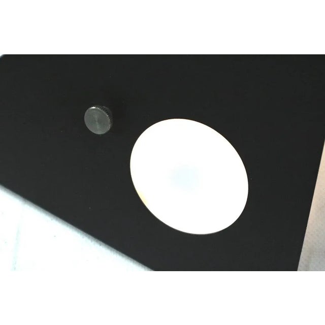 Black Metal Night Owl Wall Lamp from Raak, Netherlands, 1960s For Sale - Image 4 of 6