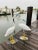 Fabulous MidCentury Egrets statue age to perfection in Miami Beach. Chipped paint and all they look good white with a...