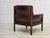 Vintage Scandinavian Armchair in Furniture Leather and Beech, 1970s For Sale - Image 13 of 18